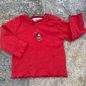 Disney Minnie Mouse Baby Girl Long Sleeve Top 18 Months
